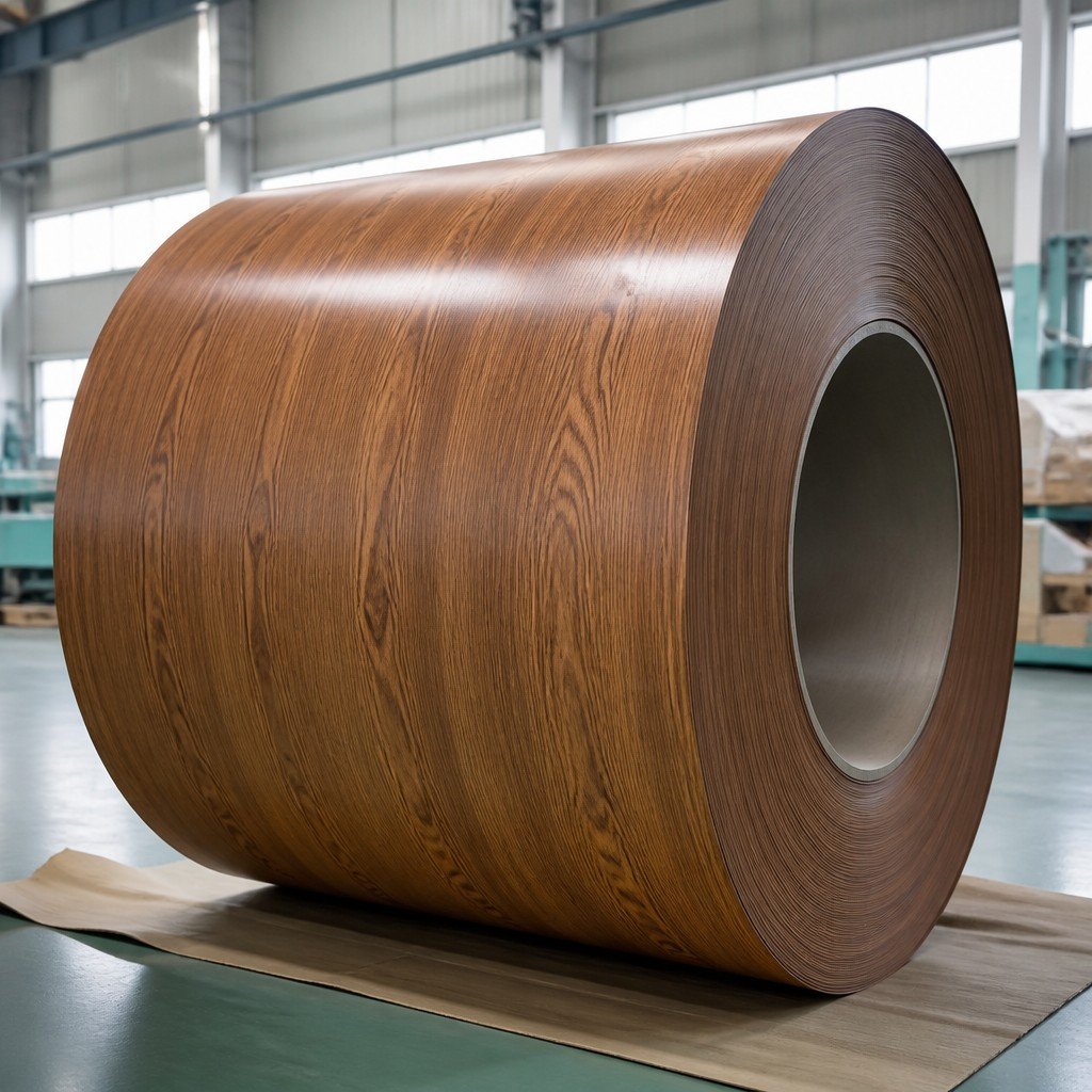 PPGI Wood Grain Embossed Coil for Wall Cladding
