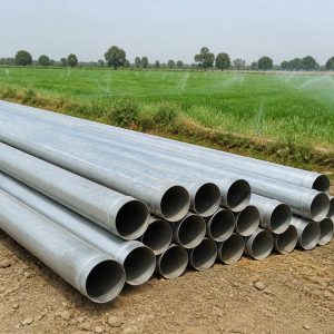 Pre-galvanized steel pipe used for irrigation and drainage systems in Indonesia