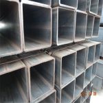 Pipa Baja Kotak Kekuatan Tinggi, Panjang 6m, Hitam